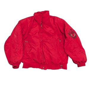Bogner Made in USA Red Goose Down Puffer Ski Winter Jacket Women's Size 8